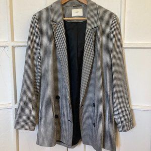 Just Female Houndstooth Amalie Blazer Small